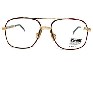 SFEROFLEX 102 108/7 Burgundy Gold Unisex Kids Aviator Eyeglasses 45-16-115 15334